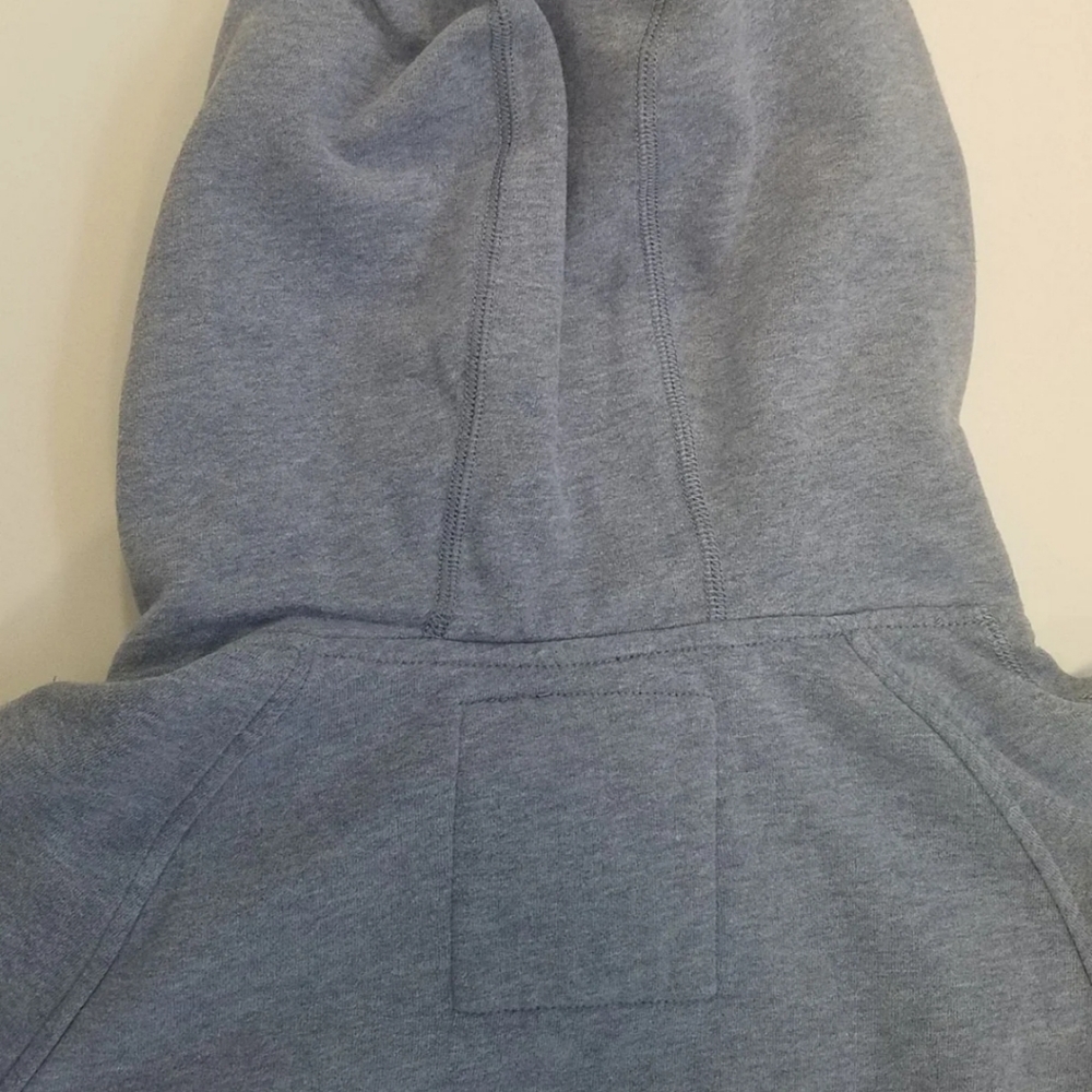 Garage Canada Women's Drawstring Spellout Hoodie Medium Blue Green - Picture 9 of 10